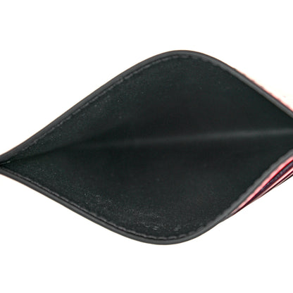 Givenchy Lambskin logo Printed Card Holder Red Black 5 of 8
