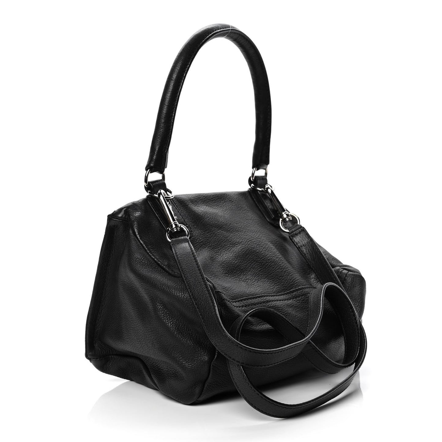 Sugar Goatskin Small Pandora Black
