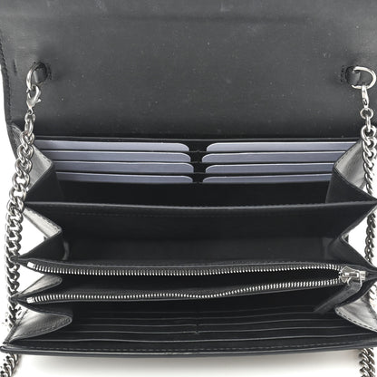 Gucci GG Supreme Monogram Mini Dionysus Chain Wallet Beige Black 5 of 9