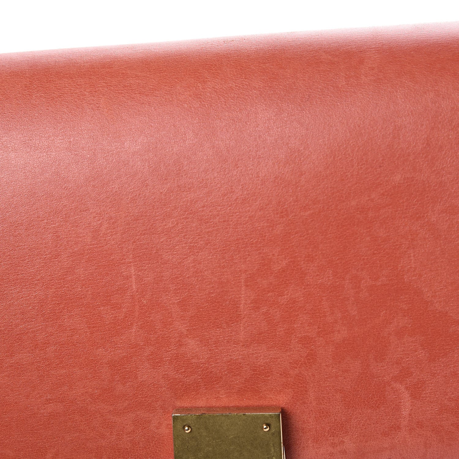 Celine Natural Calfskin Medium Classic Box Flap Bag Brick 12 of 19