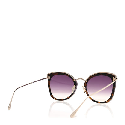 Tom Ford Charlotte Sunglasses TF657 Havana 4 of 7