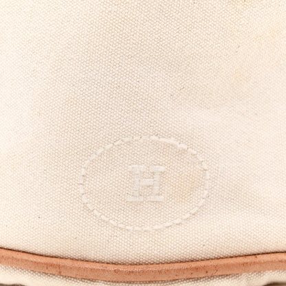Hermes Toile Sac Polochon Natural 8 of 10