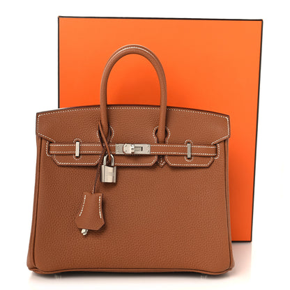 Hermes Togo Birkin 25 Gold 13 of 13