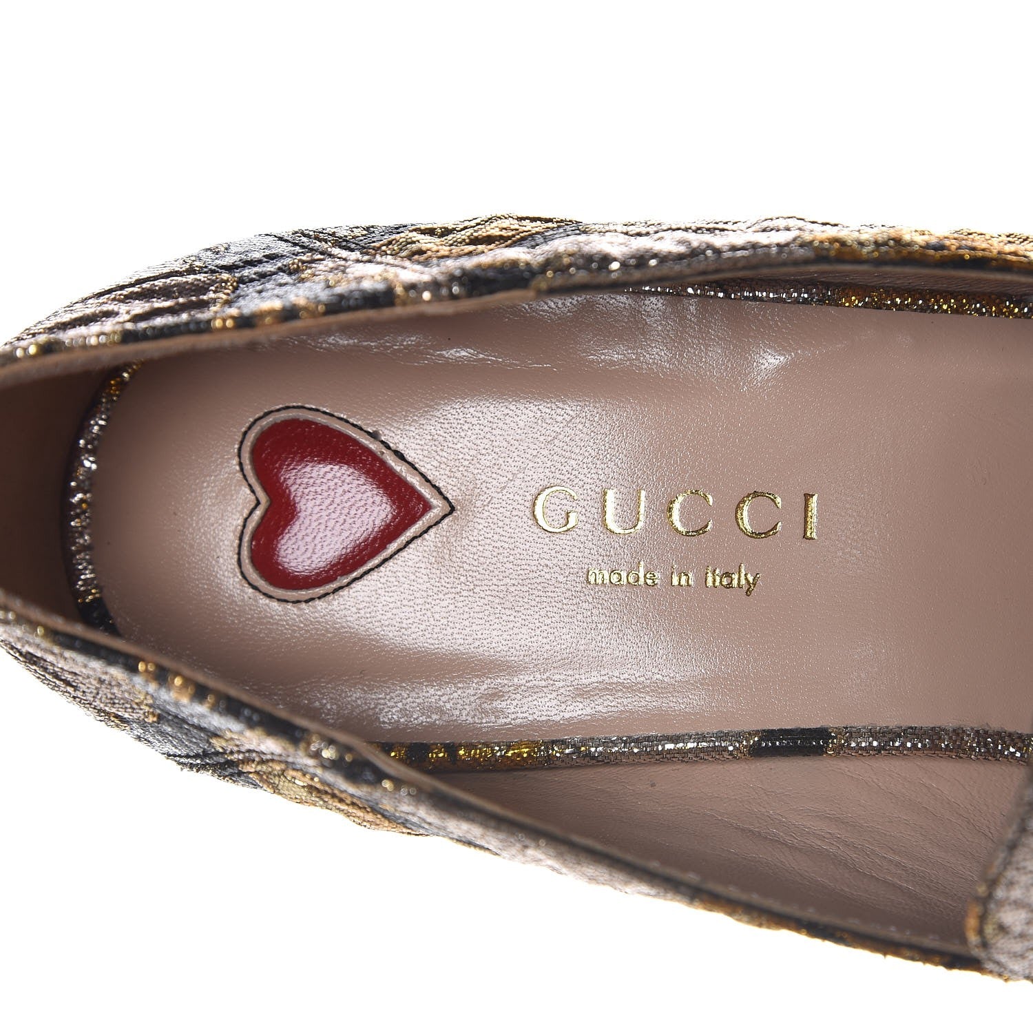 Gucci Brocade Floral Jacquard Dionysus Loafers 36 Black 7 of 8