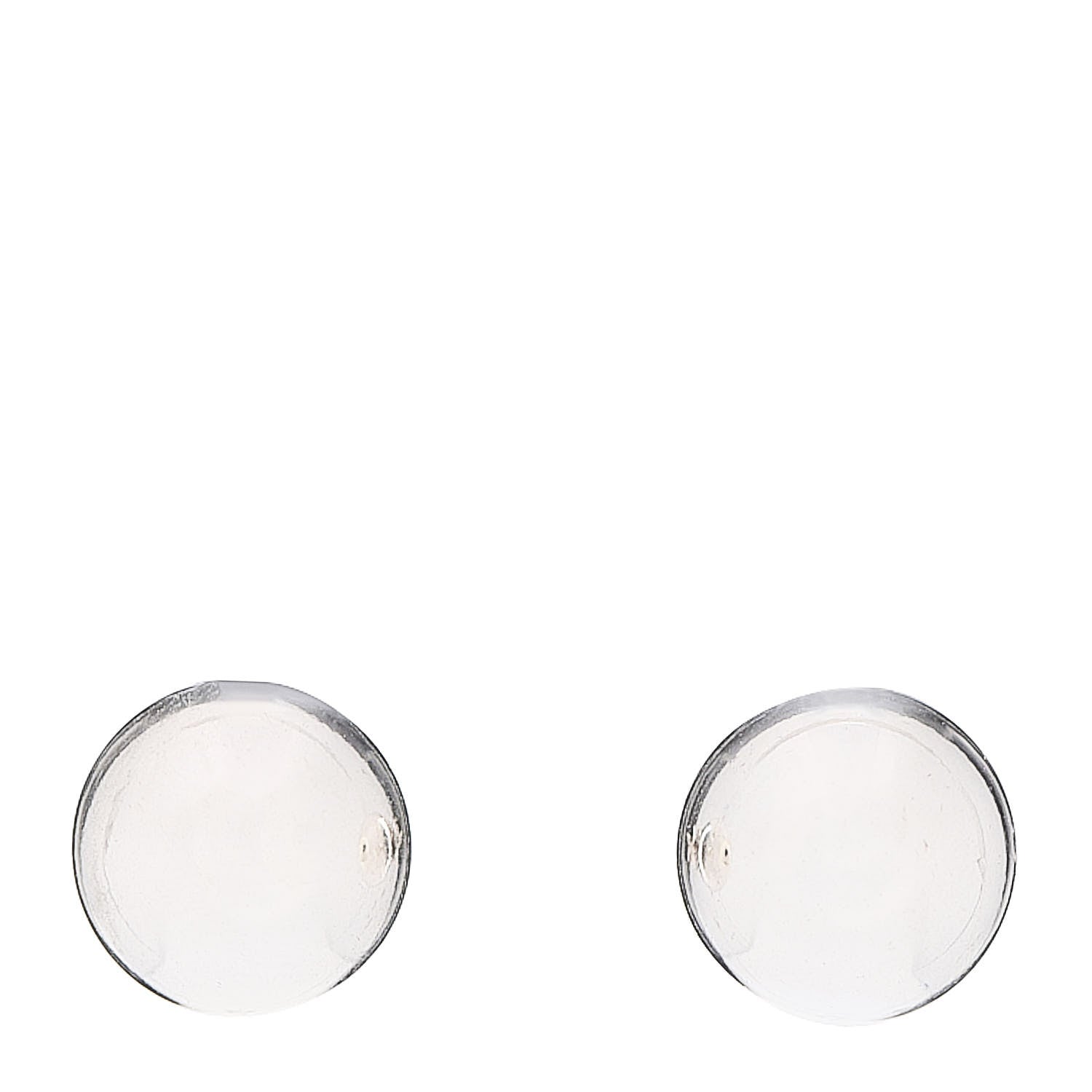 Tiffany Sterling Silver 10mm HardWear Ball Earrings 1 of 5