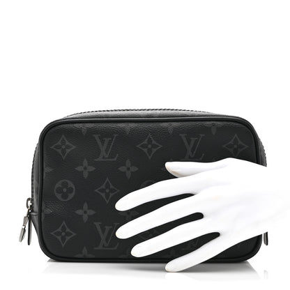 Louis Vuitton Monogram Eclipse Toilet Pouch PM 2 of 10
