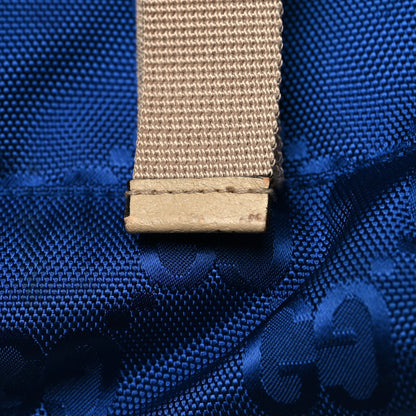 Gucci Econyl Nylon Monogram Off The Grid Utility Pocket Backpack Orient Blue New Plaster 12 of 12