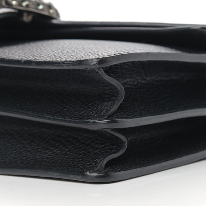 Gucci Pebbled Calfskin Small Dionysus Shoulder Bag Black 6 of 12
