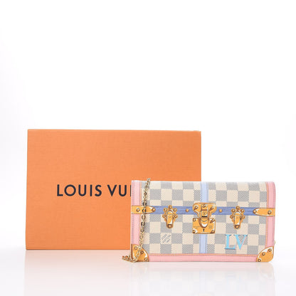 Louis Vuitton Damier Azur Summer Trunks Pochette Weekend 8 of 8