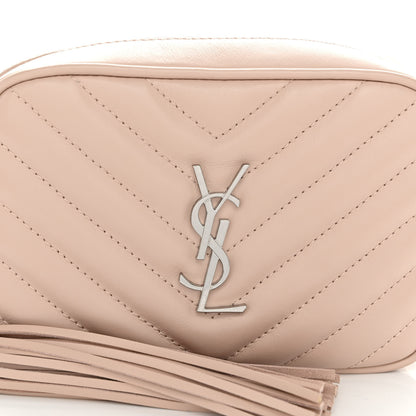 Saint Laurent Calfskin Matelasse Monogram Lou Belt Bag Marble Pink 7 of 9