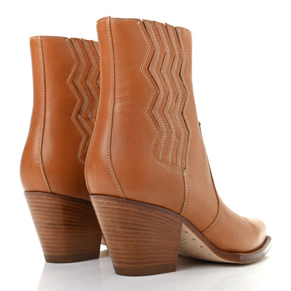 Hermes Calfskin Womens Vegas Ankle Boot 38 Naturel 4 of 8