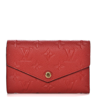 Louis Vuitton Empreinte Compact Curieuse Wallet Cherry 1 of 7