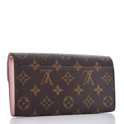 Louis Vuitton Monogram Sarah Wallet NM Rose Ballerine 3 of 8