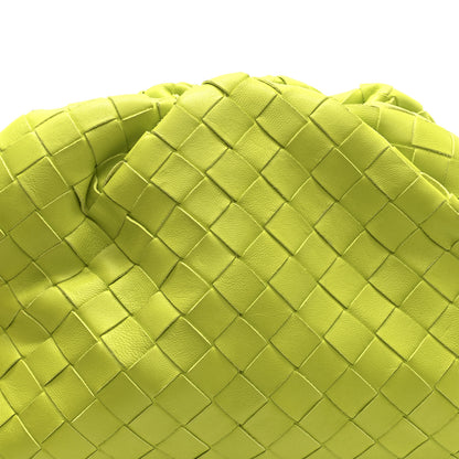 Bottega Veneta Nappa Maxi Intrecciato Teen Pouch Acid Kiwi 7 of 9