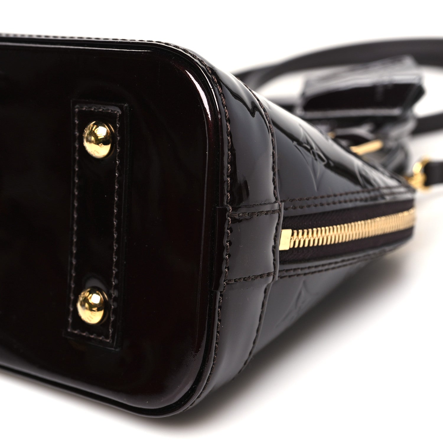 Louis Vuitton Vernis Alma BB Amarante 9 of 9