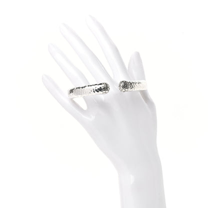John Hardy Sterling Silver Hammered Dot Kick Cuff Bracelet 2 of 6