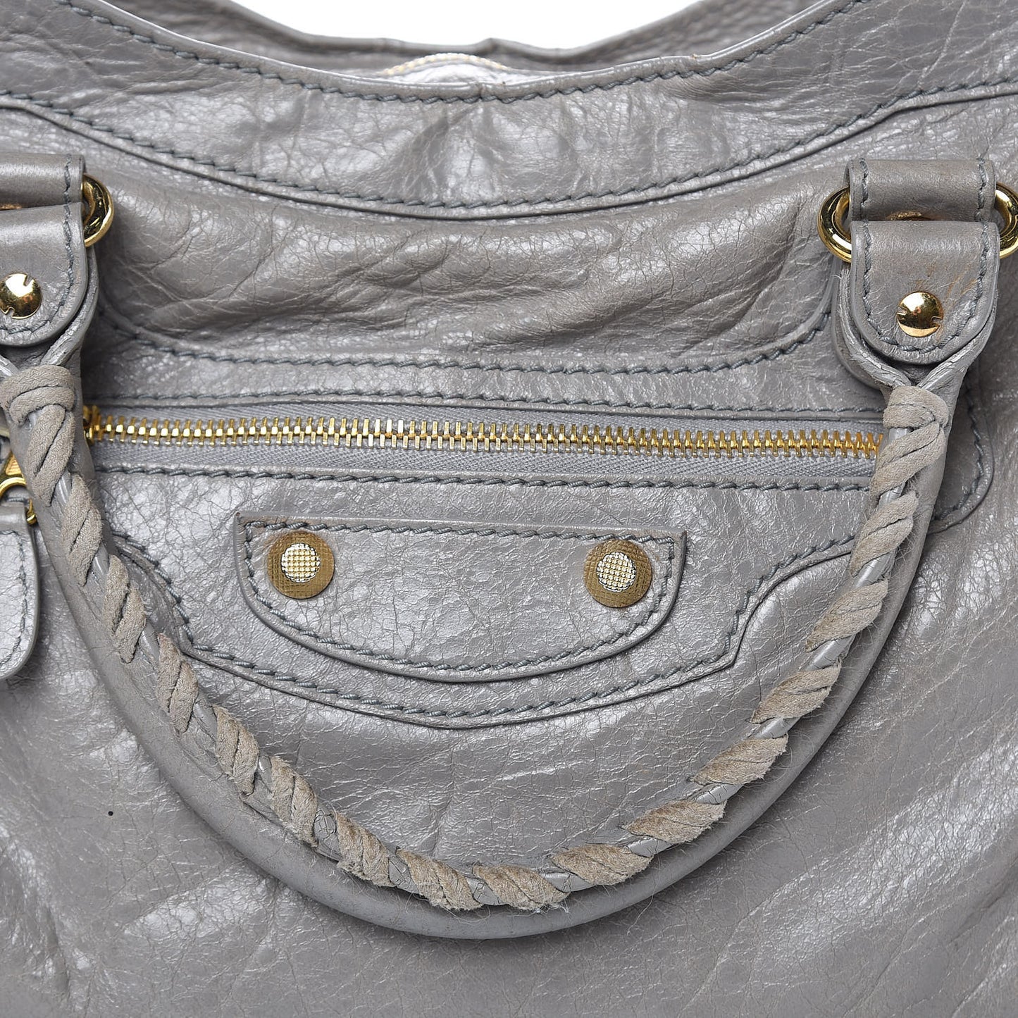 Agneau Giant 12 Gold Hardware City Gris Pyrite