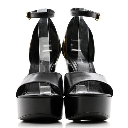 Louis Vuitton Monogram Afterglow Platform Sandals 36.5 Black 2 of 9