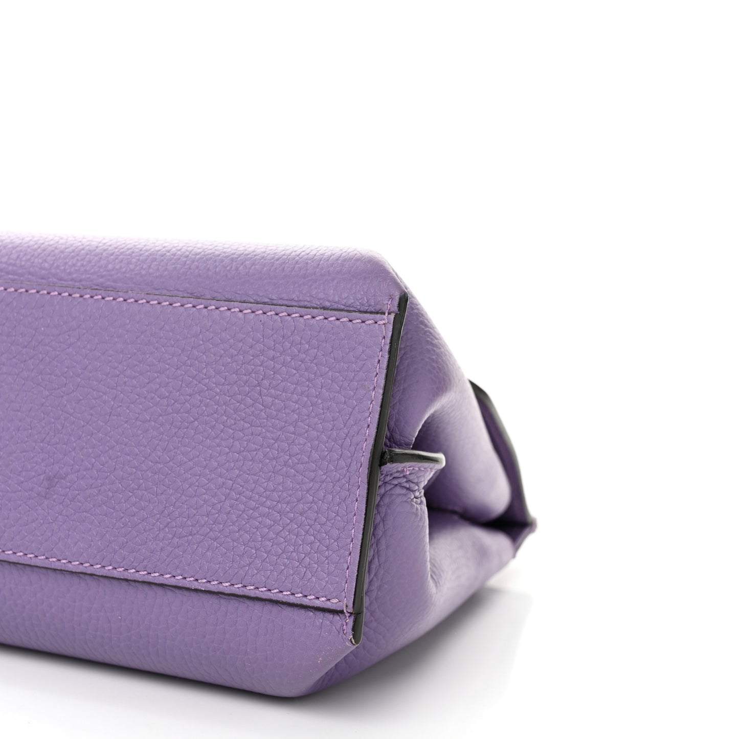 Cellarius Calfskin Small Bamboo Daily Top Handle Bag Purple