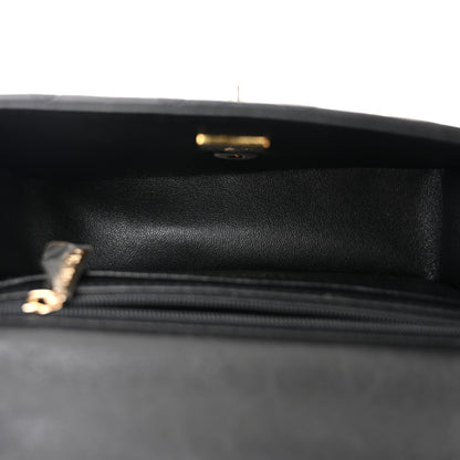 Chanel Lambskin Quilted Mini Top Handle Rectangular Flap Black 5 of 11