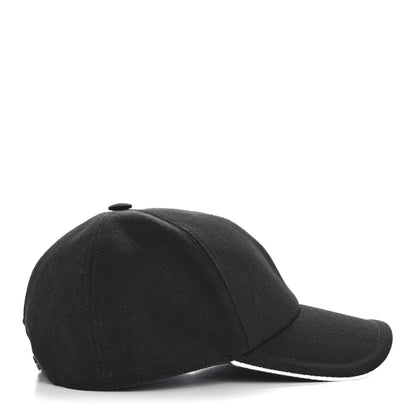 Chanel Cotton CC Cap Hat Black White 5 of 10