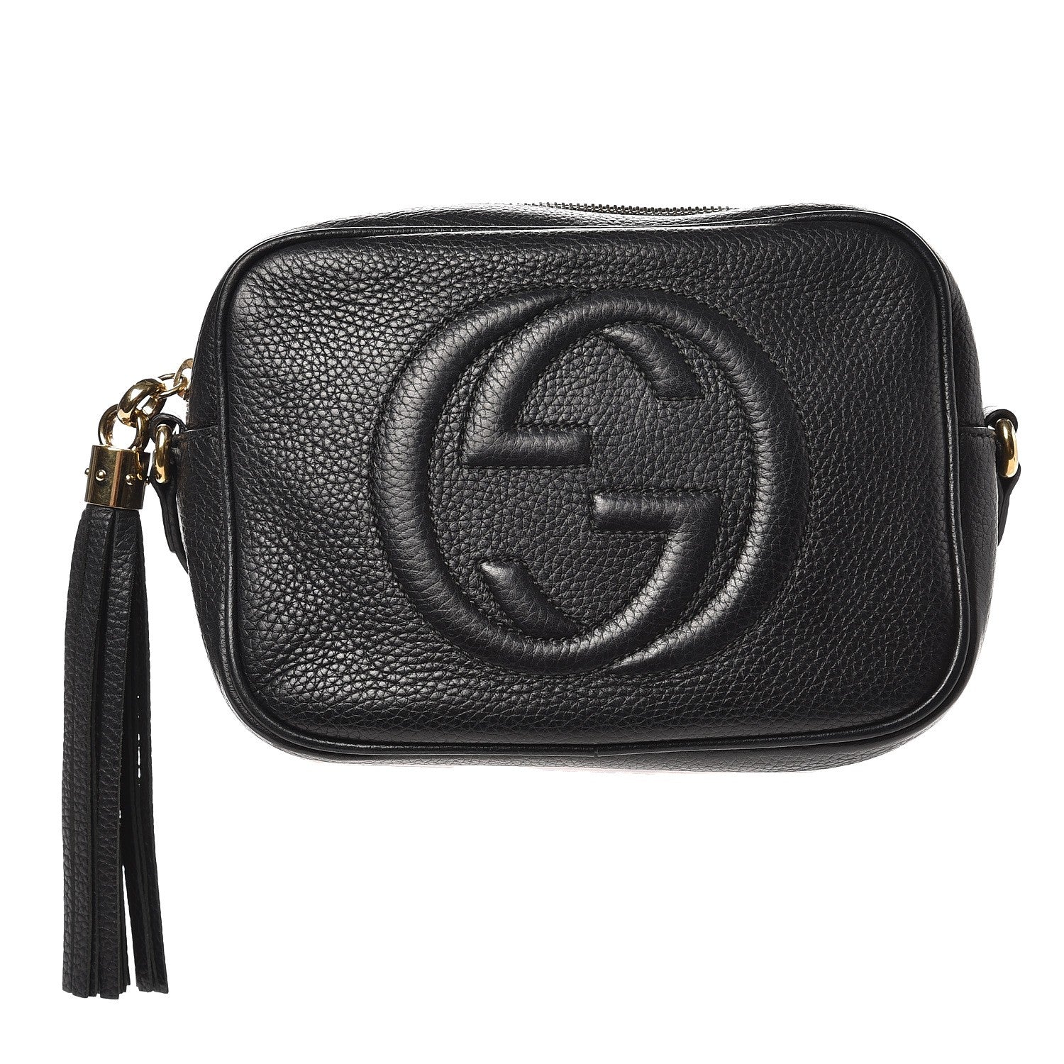 Gucci Pebbled Calfskin Small Soho Disco Bag Black 1 of 7