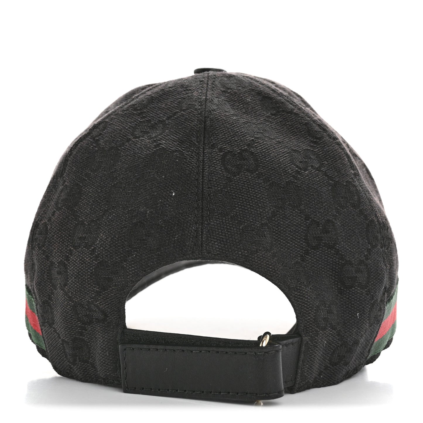 Monogram Web Baseball Hat L Black