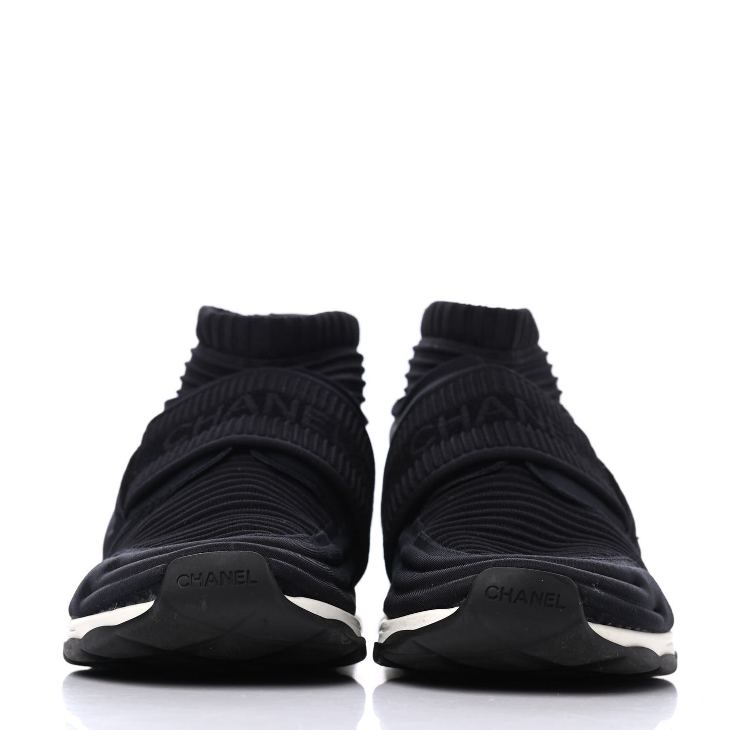 Stretch Fabric CC Sneakers 39 Black