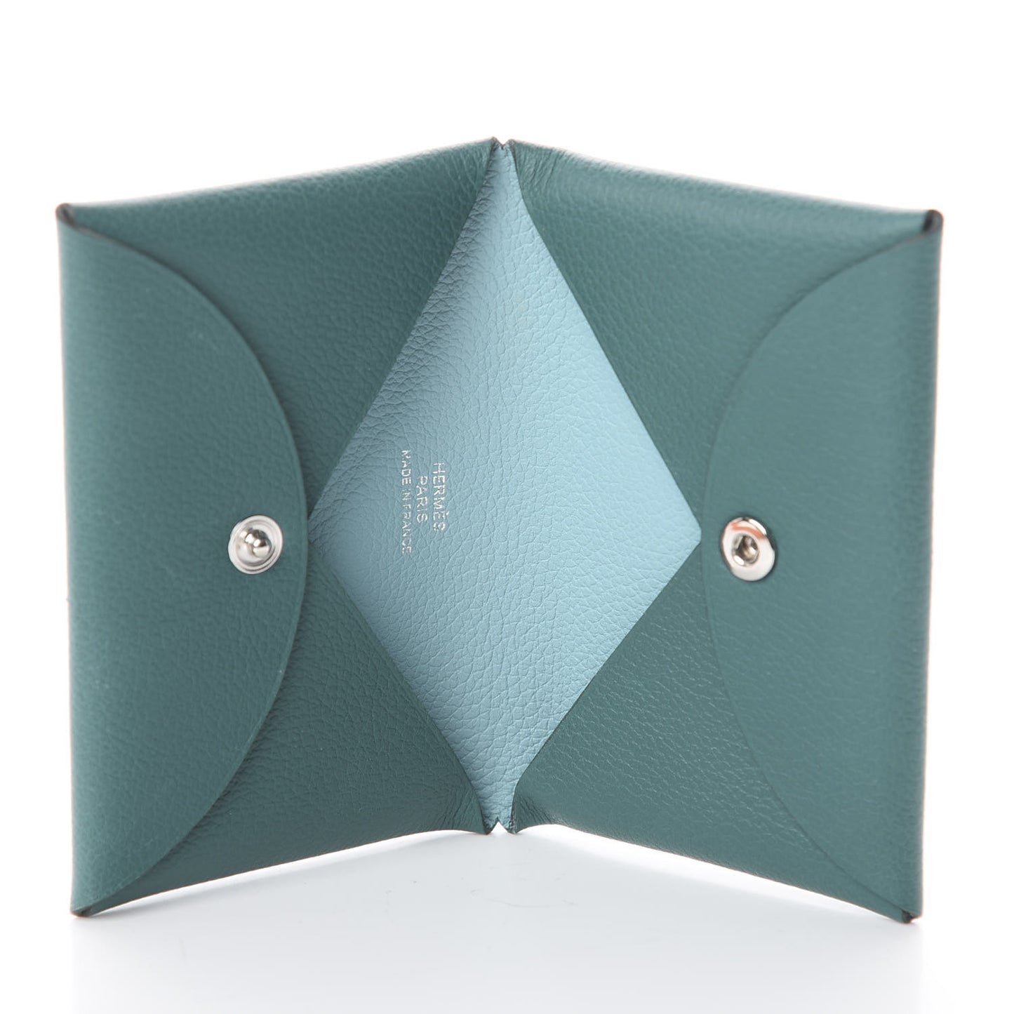 Evercolor Calvi Card Case Malachite Bleu Atoll