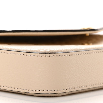 Louis Vuitton Empreinte Pochette Felicie Chain Wallet Cream 9 of 10