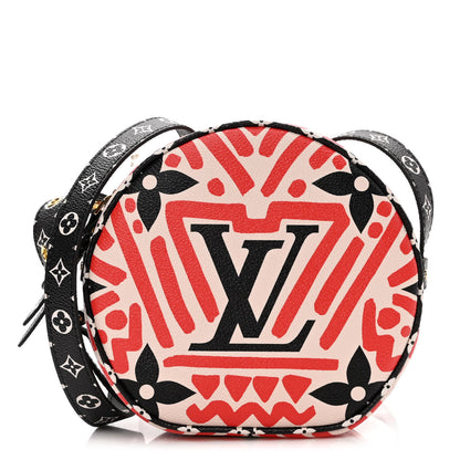 Louis Vuitton Monogram Giant Crafty Boite Chapeau Souple PM Creme Rouge Black 1 of 9