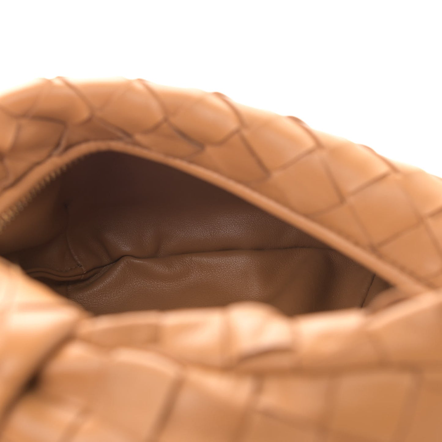 Nappa Intrecciato Mini Jodie Caramel