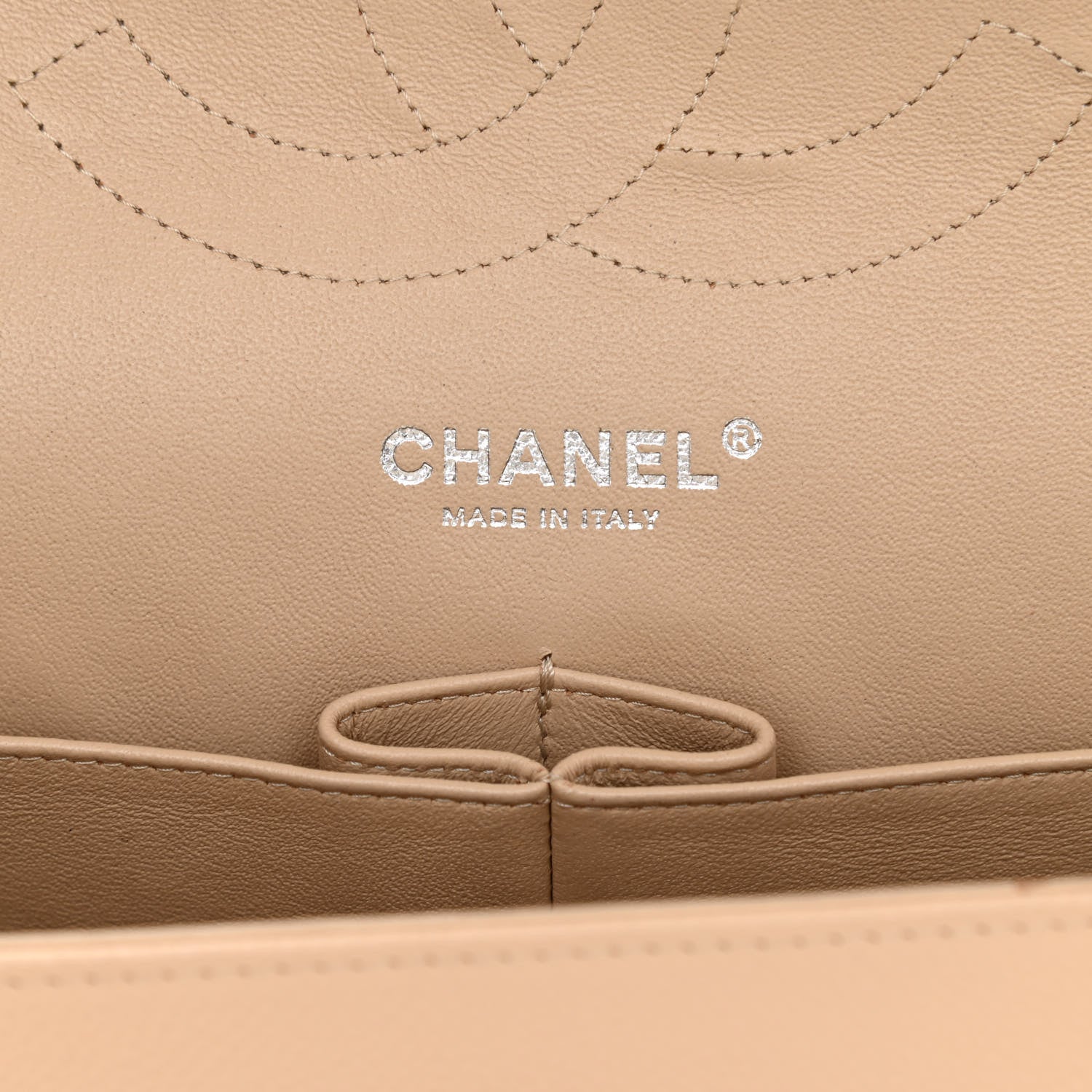 Chanel Caviar Quilted Jumbo Double Flap Beige Clair 6 of 10