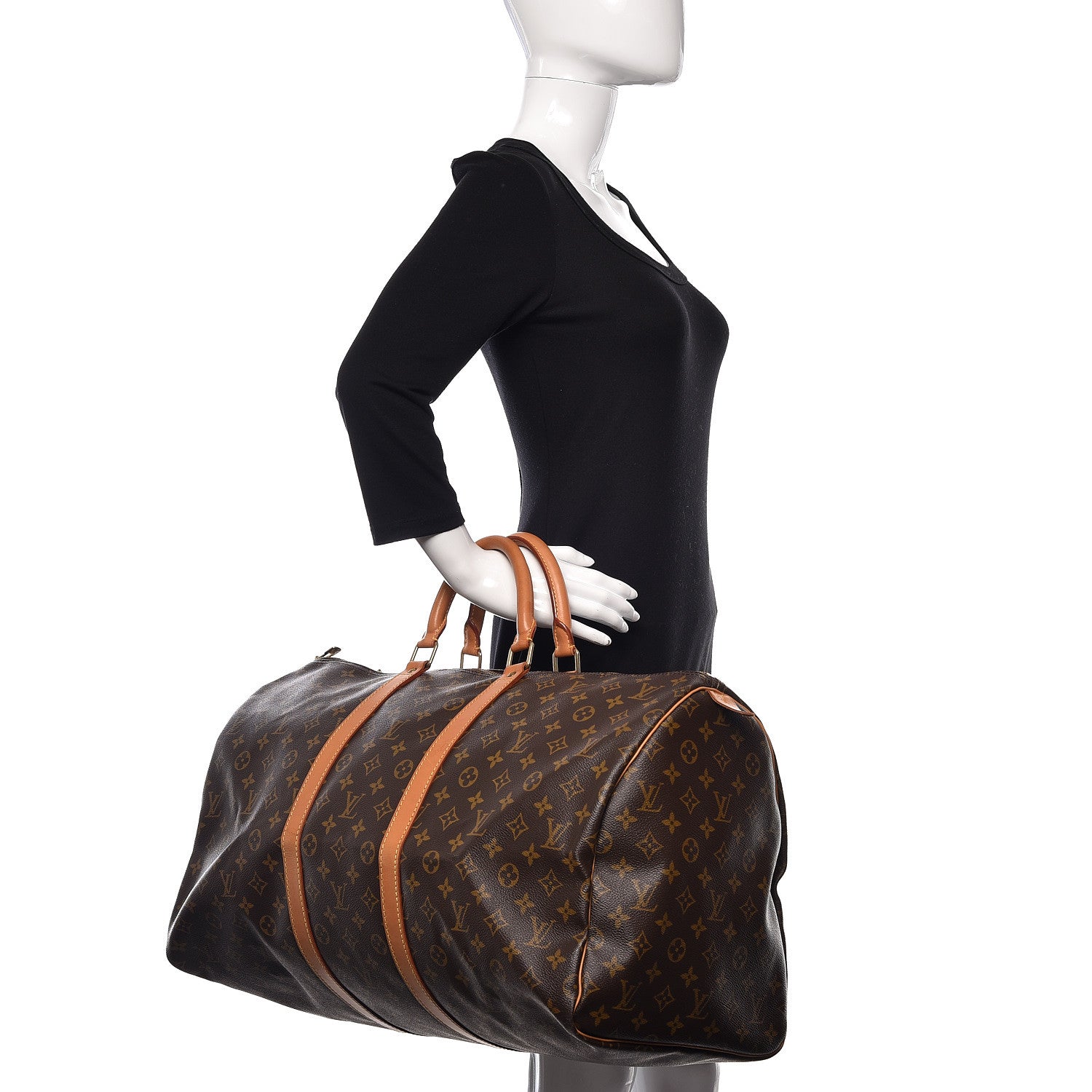 Louis Vuitton Monogram Keepall 55 2 of 10