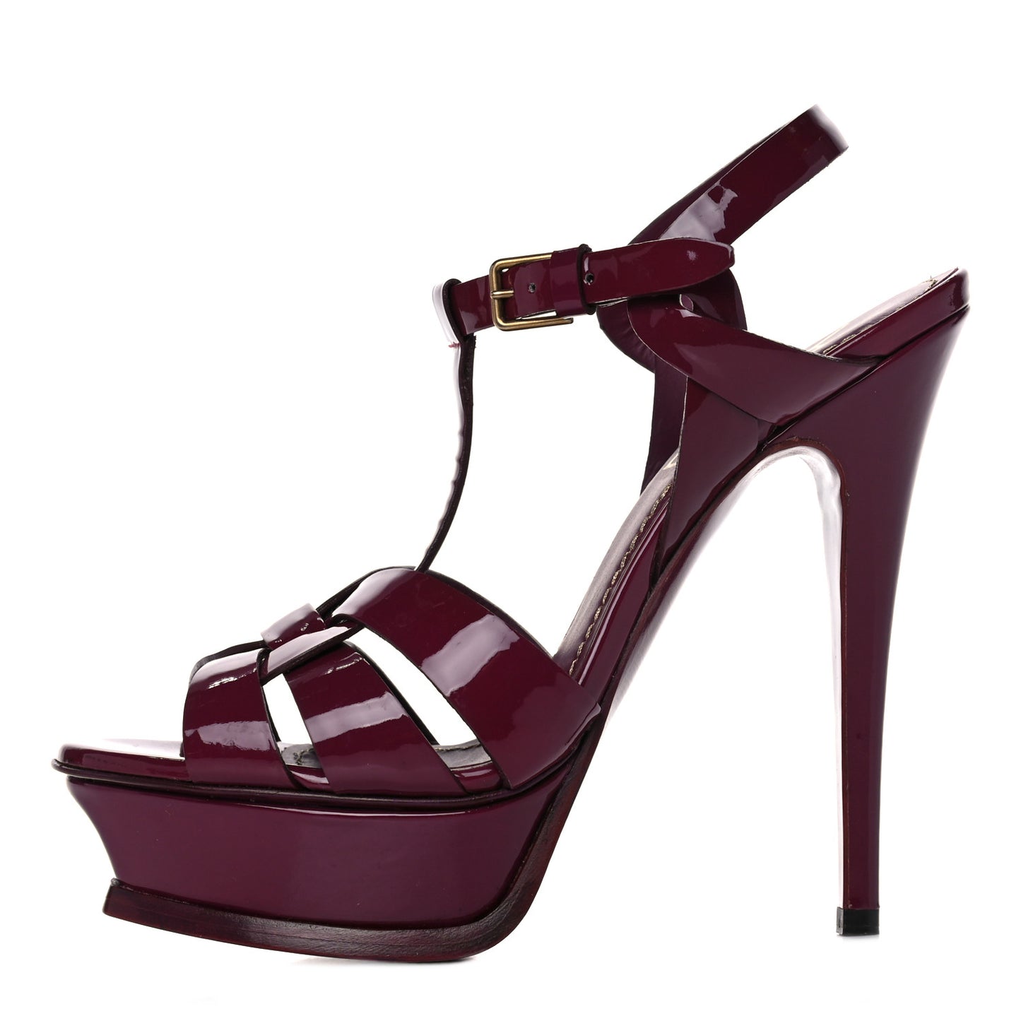 Patent Tribute 105 Platform Sandals 36.5 Purple