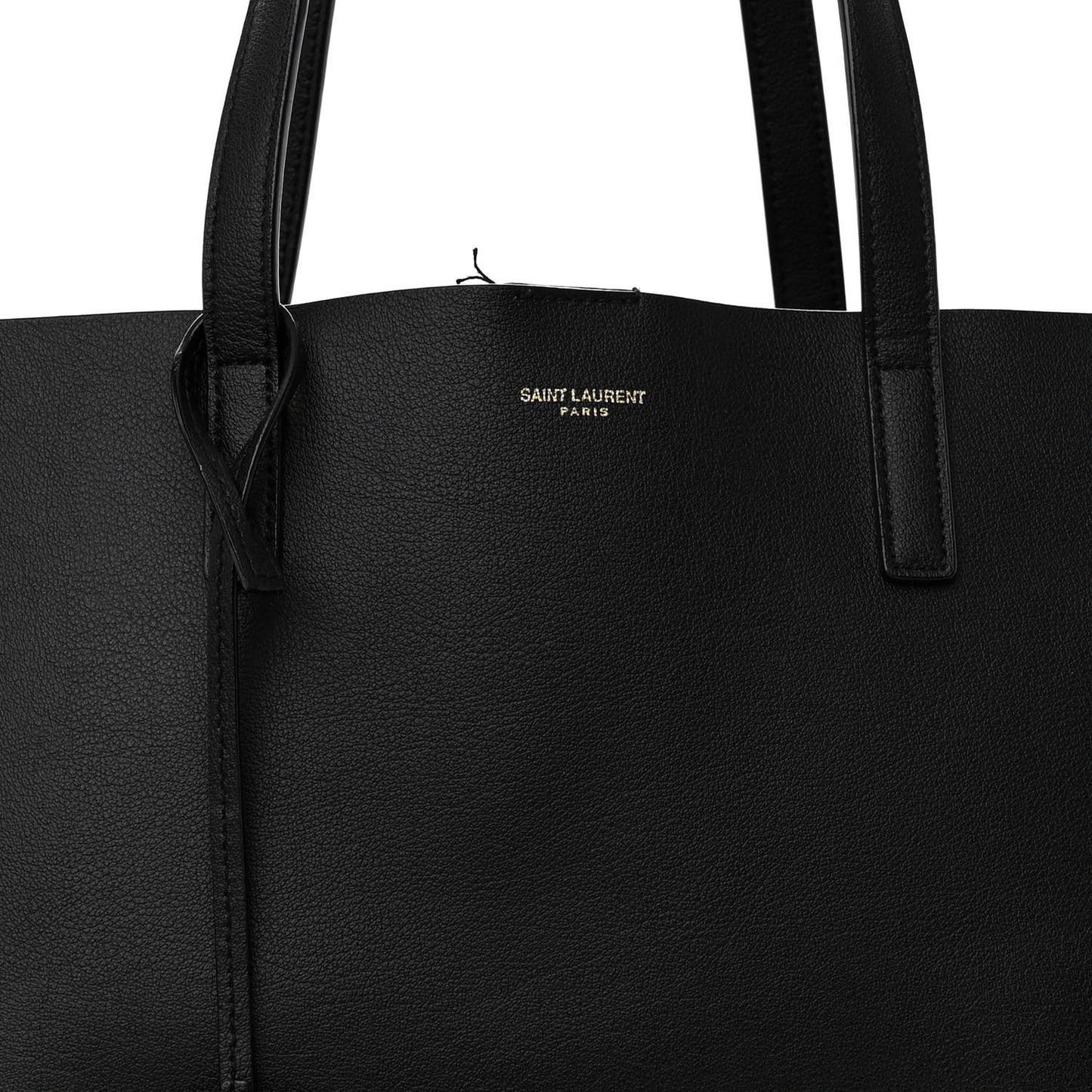 Calfskin Large Shopping Tote Black