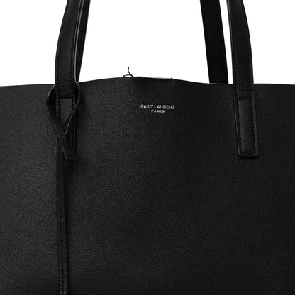 Saint Laurent Calfskin Large Shopping Tote Black 9 of 11