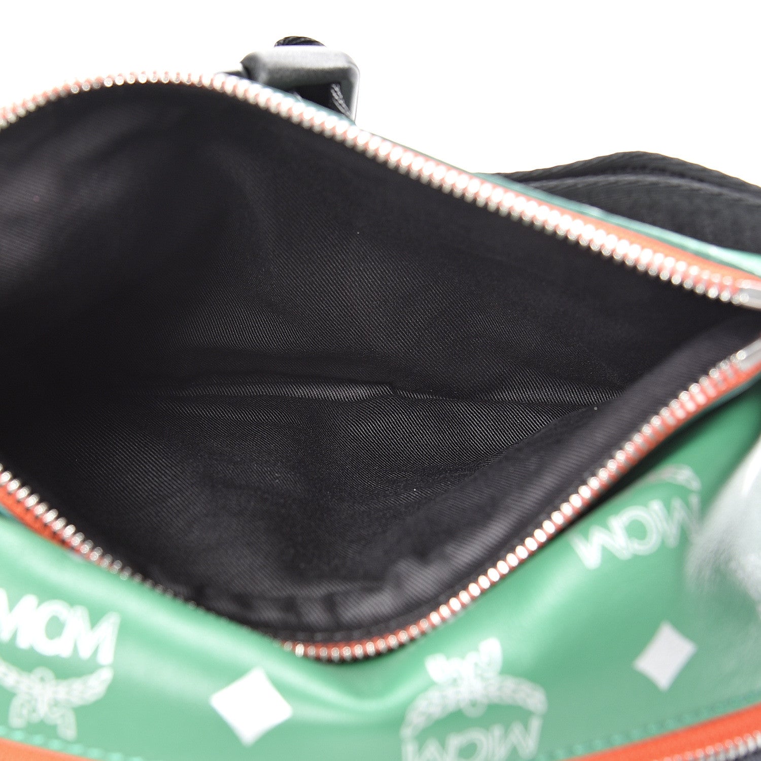 MCM Visetos Reflective Nylon Resnick Small Belt Bag Eden 5 of 9