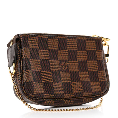 Louis Vuitton Damier Ebene Mini Pochette Accessories 3 of 7