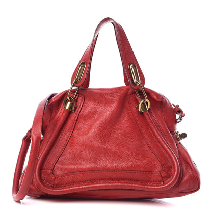 Chloe Calfskin Medium Paraty Holly Berry 1 of 17