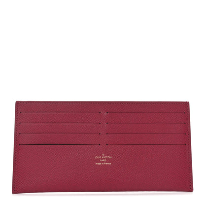 Louis Vuitton Calfskin Felicie Card Holder Insert Fuchsia 1 of 6