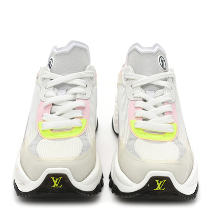 Louis Vuitton Monogram Calfskin Run 55 Sneakers 35.5 White 2 of 10