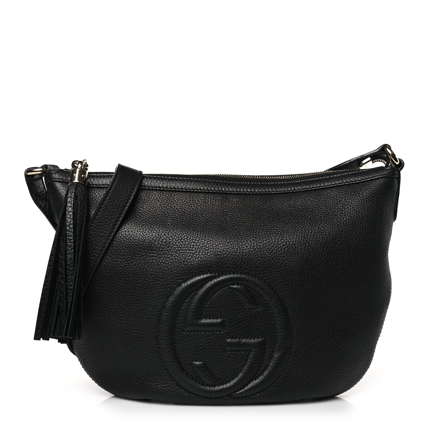 Gucci Pebbled Calfskin Small Soho Hobo Black 1 of 9