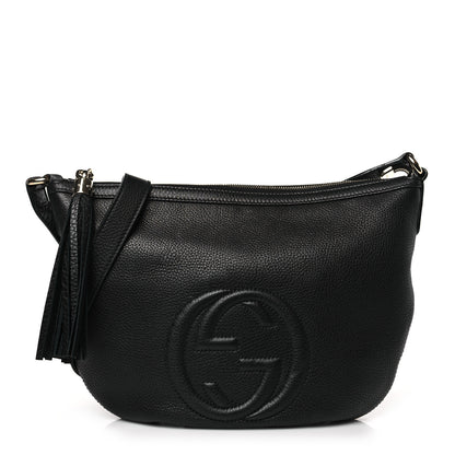 Gucci Pebbled Calfskin Small Soho Hobo Black 1 of 9