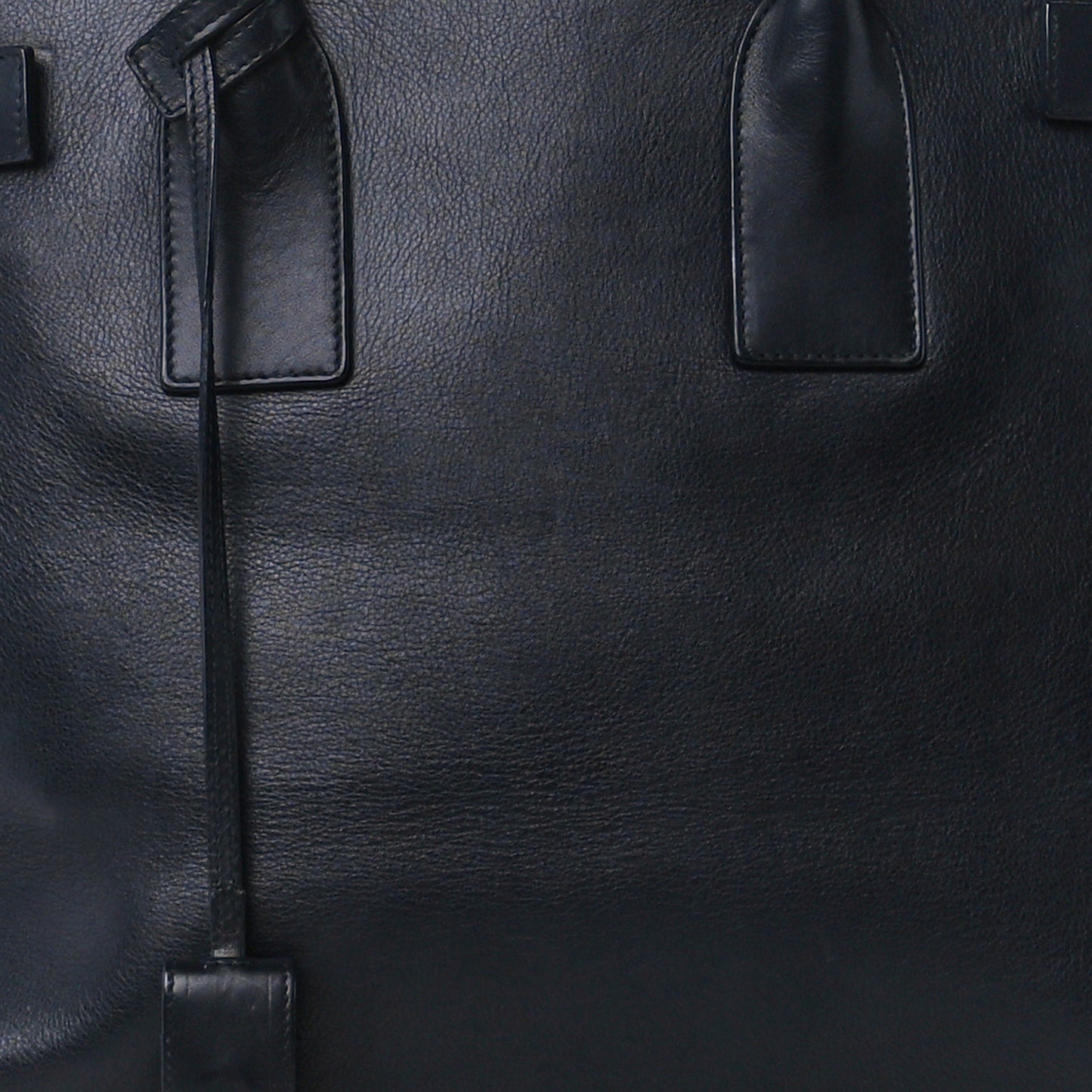 Calfskin Large Sac de Jour Carryall Navy Blue