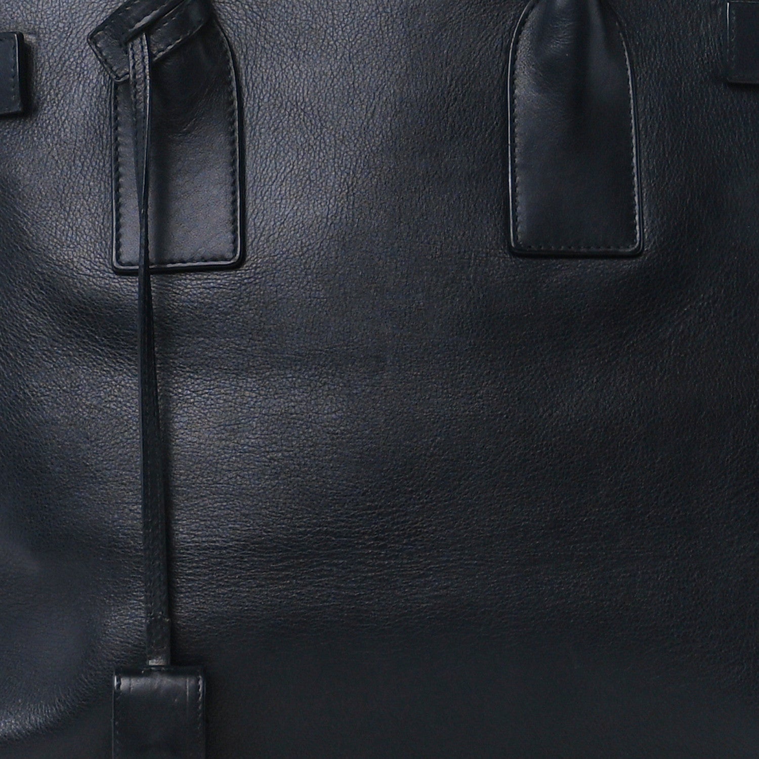 Saint Laurent Calfskin Large Sac de Jour Carryall Navy Blue 10 of 13