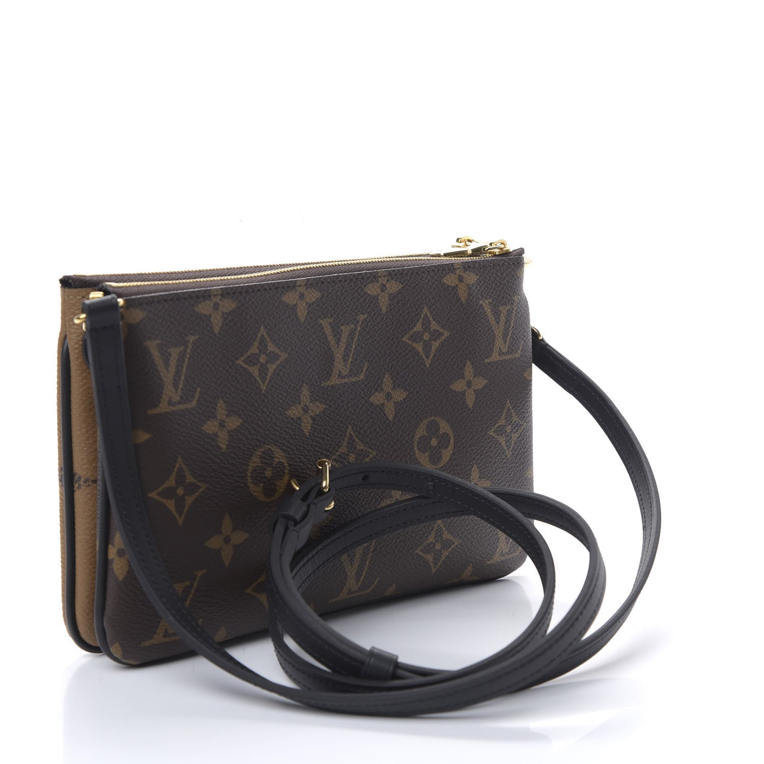 Louis Vuitton Reverse Monogram Giant Double Zip Pochette 2 of 9