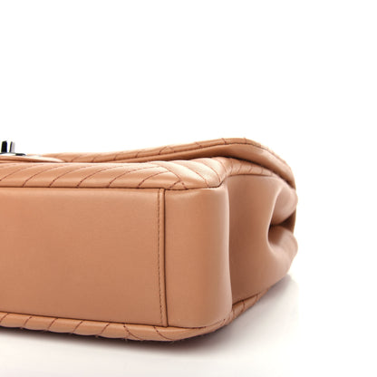 Chanel Lambskin Quilted Large CC Crossing Flap Camel 9 of 10