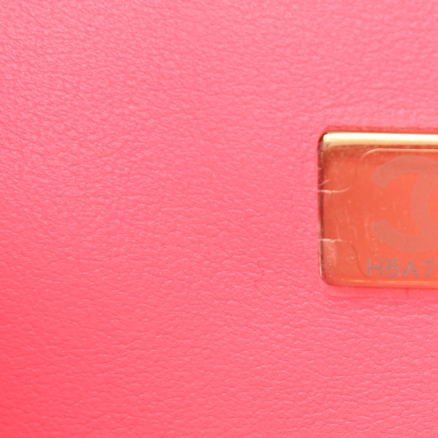 Lambskin Quilted CC In Love Heart Bag Pink