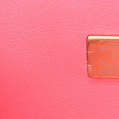 Chanel Lambskin Quilted CC In Love Heart Bag Pink 7 of 11